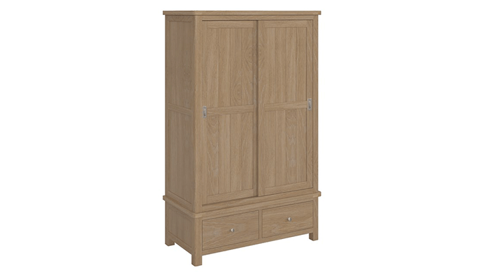 2 Door Wardrobe 2 Sliding Doors 2 Drawers